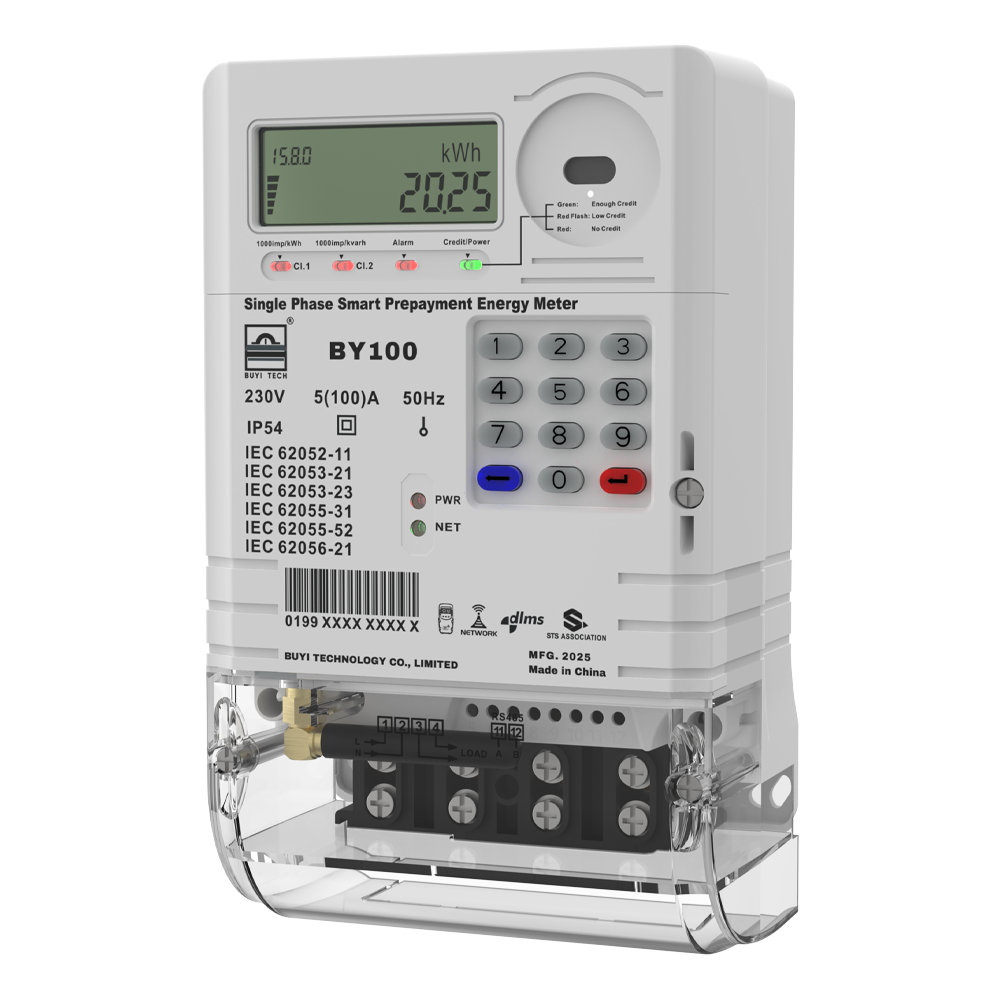 BY100 energy meter Right front perspective1