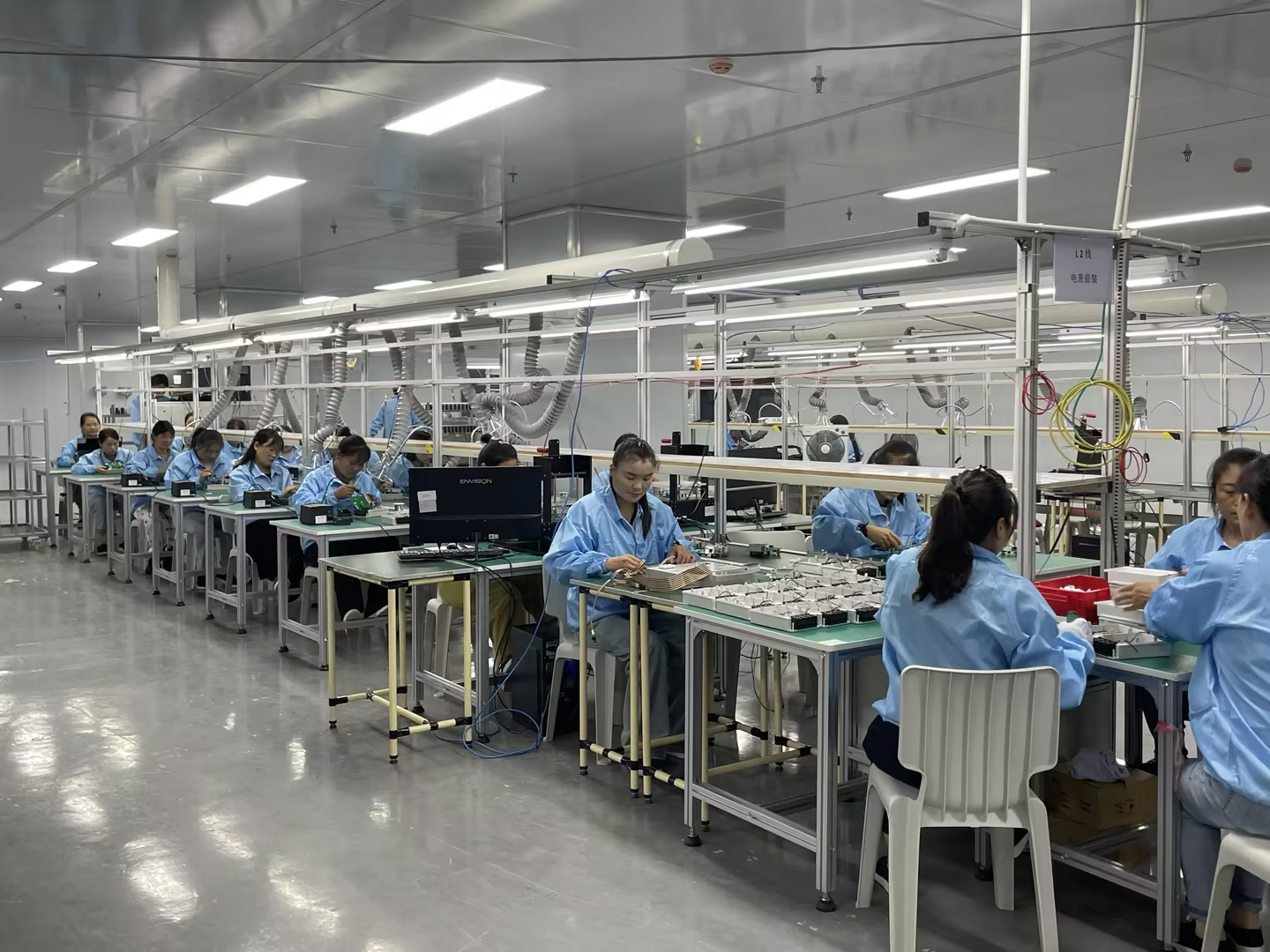 Electric meter production workshop 02