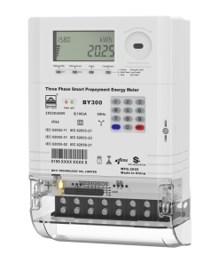 Three-phase Prepaid Energy Meter with GPRS Right front perspective